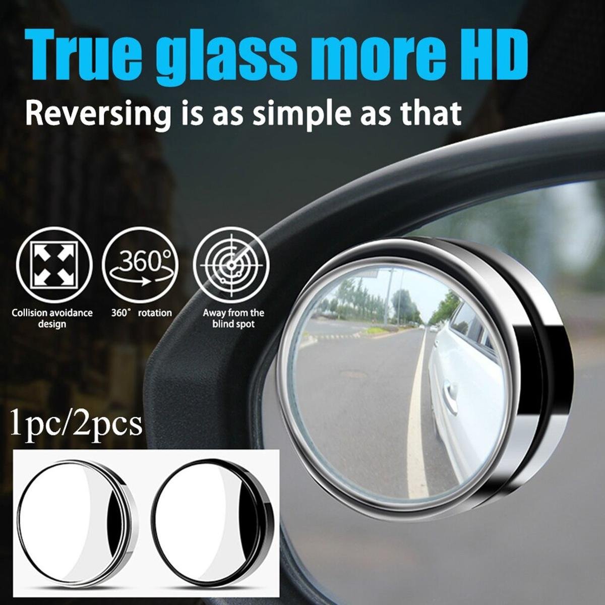 Car Blind Spot Mirror Round