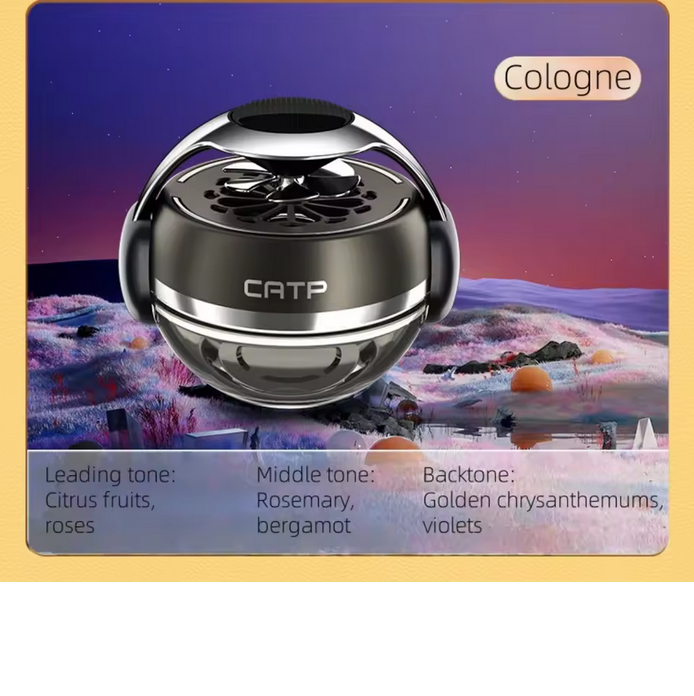 50ml Portable Solar Car Air Freshener Decorative Fragrance Supplies Car Interior Accessories Car Solar Perfume Diffuser