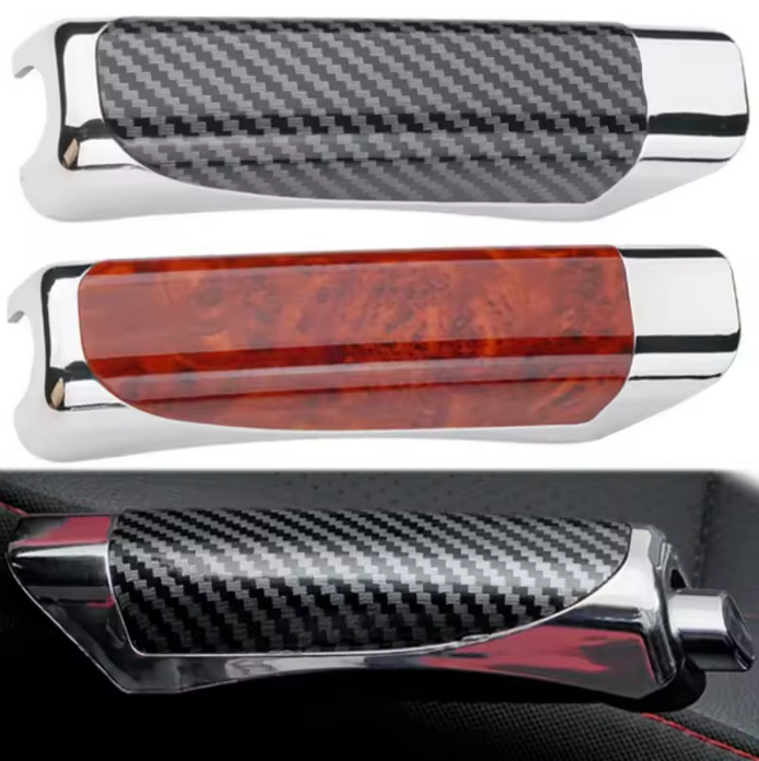 Car Handbrake Cover Carbon Fiber