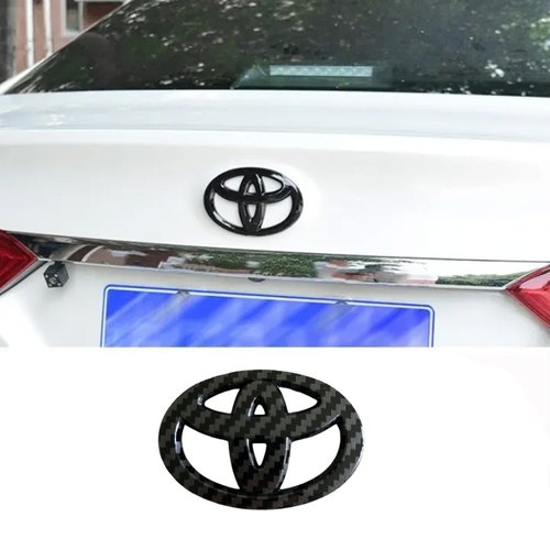Carbon Toyota Logo for Trunk Space