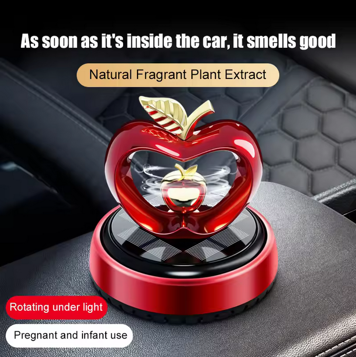 Car Air Freshener Solar Love Shaped Aromatherapy