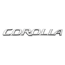 COROLLA ABS Logo Chrome