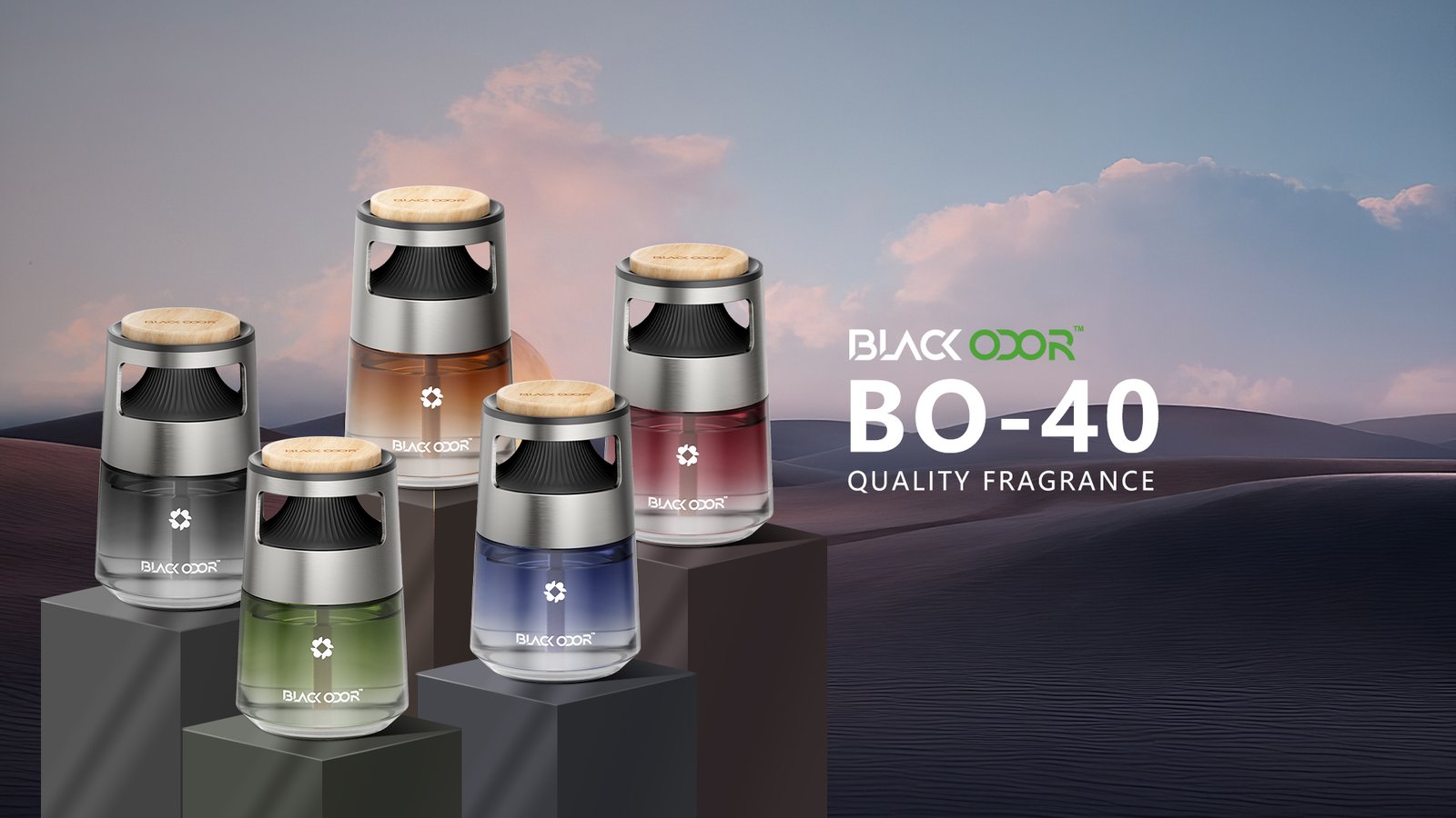 Black Odor Premium Car Perfume