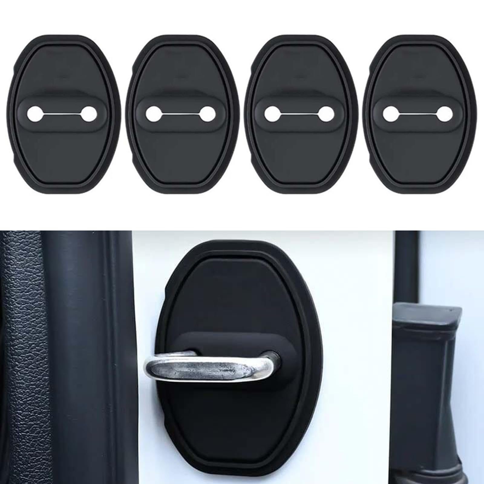 Car Door Lock Cover Silicone