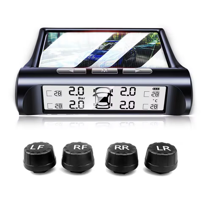 Smart Tpms Car Tire Pressure Security Alarm Monitor System